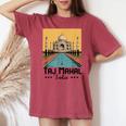タージマハル インド お土産 女性 男性 インド土産 レディースオーバーサイズコンフォートTシャツ Crimson