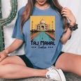 タージマハル インド お土産 女性 男性 インド土産 レディースオーバーサイズコンフォートTシャツ Blue Jean