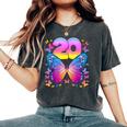 20 歳の誕生日、女の子 20 歳、蝶、数字 20 レディースオーバーサイズコンフォートTシャツ Pepper