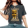 52歳 1974年6月 テディベア 52歳 誕生日 男性 女性 レディースオーバーサイズコンフォートTシャツ Pepper