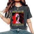 Damned If I Do Damned If I Don't I Don't Flamingo Japanese レディースオーバーサイズコンフォートTシャツ Pepper