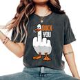 Duck You Duck レディースオーバーサイズコンフォートTシャツ Pepper