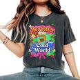 Hot Coffee Cold World レトロ コケット リボン グラフィック 長袖tシャツ レディースオーバーサイズコンフォートTシャツ Pepper