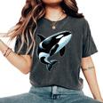 Orca シャツ オーシャン シャチ 恋人 男性 男の子 女の子 キッズ シャチ レディースオーバーサイズコンフォートTシャツ Pepper