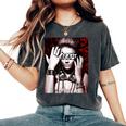Trendy Floral Beast Girl Photo レディースオーバーサイズコンフォートTシャツ Pepper
