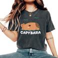 キッズ カピバラ シャツ 男の子 女の子 レディースオーバーサイズコンフォートTシャツ Pepper