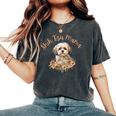 シーズーママ、シーズーママ、犬のお母さん、母の日、シーズー。 レディースオーバーサイズコンフォートTシャツ Pepper