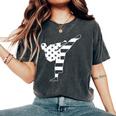 テコンドー 空手 アメリカ国旗 男性 女性 男の子 女の子 テコンドー レディースオーバーサイズコンフォートTシャツ Pepper