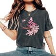 マダム秀 花tシャツ（2） さくら レディースオーバーサイズコンフォートTシャツ Pepper