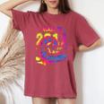 11歳男の子女の子 2011年生まれビンテージ11歳の誕生日 レディースオーバーサイズコンフォートTシャツ Crimson