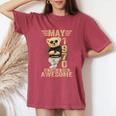 5月56日 誕生日 男性 女性 1970年 素晴らしいテディベア レディースオーバーサイズコンフォートTシャツ Crimson