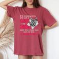 I'm Telling You I'm Not A Cat My Momaid I'm A Baby 面白い レディースオーバーサイズコンフォートTシャツ Crimson