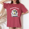 No Beer No Life ペキニーズ ビール 酒 犬 おもしろ 面白い ネタ 笑える 飲み会 レディースオーバーサイズコンフォートTシャツ Crimson