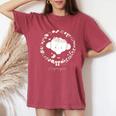 こぎみゅん 花輪 【バレンタインギフトにおすすめ！】 レディースオーバーサイズコンフォートTシャツ Crimson