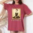 エリザベスii ヴィンテージ レトロ 神ave The Queen Uk Monarch レディースオーバーサイズコンフォートTシャツ Crimson