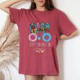 花 コペンハーゲン デンマーク デンマーク お土産 レディースオーバーサイズコンフォートTシャツ Crimson
