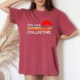 面白いヘリコプター 格言 男性 女性 フライト ヘリコプター レディースオーバーサイズコンフォートTシャツ Crimson