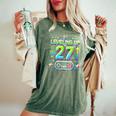 27歳の男性女性、誕生日、27歳の誕生日にプレゼント。 レディースオーバーサイズコンフォートTシャツ Moss