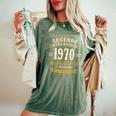 56歳 誕生日 男性女性intage 1970年1970年生まれ レトロデザインブランド レディースオーバーサイズコンフォートTシャツ Moss