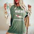 Bee Different Redbee アクアリストへのプレゼント シュリンプ レディースオーバーサイズコンフォートTシャツ Moss