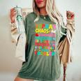 Daycare Teacher Ipeak Toddler Preschool Kindergarten レディースオーバーサイズコンフォートTシャツ Moss