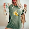 Dolce And Banana T Cute Graphic Banana レディースオーバーサイズコンフォートTシャツ Moss