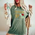 Fabulous Queen 91歳の誕生日クルーパーティ隊のお祝い 長袖tシャツ レディースオーバーサイズコンフォートTシャツ Moss