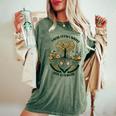 Faith Grows Where Love Is Planted キリスト教の言葉 レディースオーバーサイズコンフォートTシャツ Moss