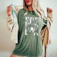 Fox グラフィックアート 動物愛好家 野生動物 森 男性 女性 レディースオーバーサイズコンフォートTシャツ Moss