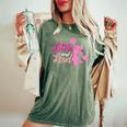 Little And Loud チアリーダー コスチューム チアリーディング 女の子 レディースオーバーサイズコンフォートTシャツ Moss