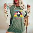 Spoiler Alert You're All Gonna Die Rainbow Cute Grim Reaper レディースオーバーサイズコンフォートTシャツ Moss