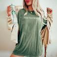 Times New Roman、1929年設立、フォント書体テキストタイポグラフィ レディースオーバーサイズコンフォートTシャツ Moss