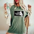 ザ・ホース・フェイス The Horse Face 午年 馬【十二支 干支】2026年 ブランド パロディ 長袖tシャツ レディースオーバーサイズコンフォートTシャツ Moss