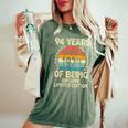 ヴィンテージ 1929 94 歳男性女性面白い誕生日アパレル レディースオーバーサイズコンフォートTシャツ Moss