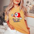 11歳の誕生日 男の子 女の子 赤 ビリヤードボール 11 レディースオーバーサイズコンフォートTシャツ Mustard