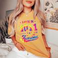 11歳男の子女の子 2011年生まれビンテージ11歳の誕生日 レディースオーバーサイズコンフォートTシャツ Mustard