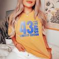 43歳 男性 ギフト 43歳 誕生日プレゼント 女性用 レディースオーバーサイズコンフォートTシャツ Mustard