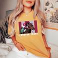 Forever Young Horse、競馬、デルマール、サンタアニタ 長袖tシャツ レディースオーバーサイズコンフォートTシャツ Mustard