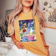 【映画】クレヨンしんちゃん 超時空嵐を呼ぶオラの花嫁 レディースオーバーサイズコンフォートTシャツ Mustard