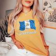 グアテマラ国旗 愛国心 男性 女性 キッズ グアテマラ レディースオーバーサイズコンフォートTシャツ Mustard
