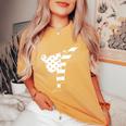 テコンドー 空手 アメリカ国旗 男性 女性 男の子 女の子 テコンドー レディースオーバーサイズコンフォートTシャツ Mustard