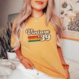ヴィンテージ 1939年 84歳 誕生日プレゼント 男性 女性 84歳 レディースオーバーサイズコンフォートTシャツ Mustard
