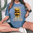 46歳 1980年5月 テディベア 46歳 誕生日 男性 女性 レディースオーバーサイズコンフォートTシャツ Blue Jean