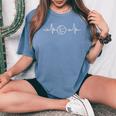 Basketball For And Everyone レディースオーバーサイズコンフォートTシャツ Blue Jean