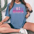 おばあちゃん、おばあちゃん レディースオーバーサイズコンフォートTシャツ Blue Jean