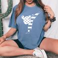 テコンドー 空手 アメリカ国旗 男性 女性 男の子 女の子 テコンドー レディースオーバーサイズコンフォートTシャツ Blue Jean
