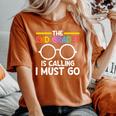 The 2Nd Grade Is Calling I Must Go First Grade Graduation レディースオーバーサイズコンフォートTシャツ Yam