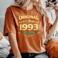 33歳 誕生日 男性女性intage 1993年1993年生まれ レトロデザインブランド レディースオーバーサイズコンフォートTシャツ Yam
