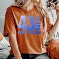 43歳 男性 ギフト 43歳 誕生日プレゼント 女性用 レディースオーバーサイズコンフォートTシャツ Yam