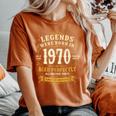 56歳 誕生日 男性女性intage 1970年1970年生まれ レトロデザインブランド レディースオーバーサイズコンフォートTシャツ Yam